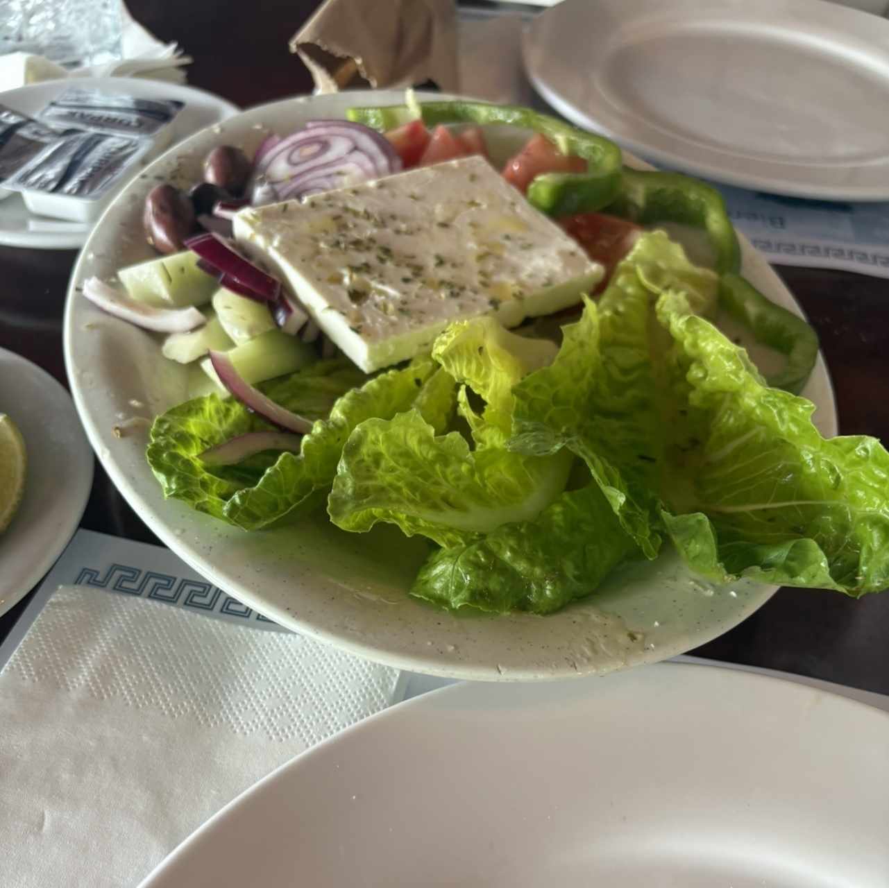 Ensalada Griega Corte Grueso