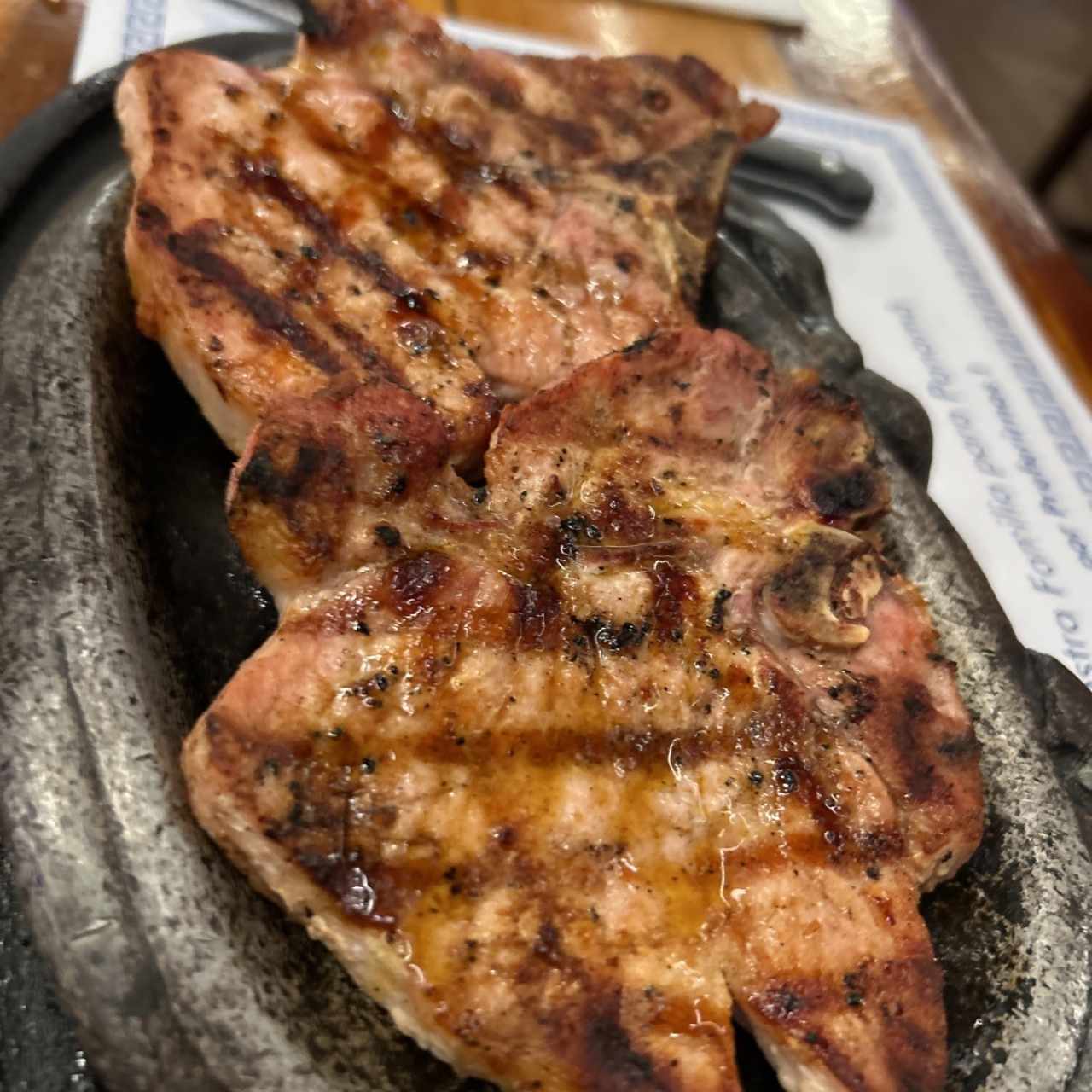 Chuleta de Cerdo a la Parrilla