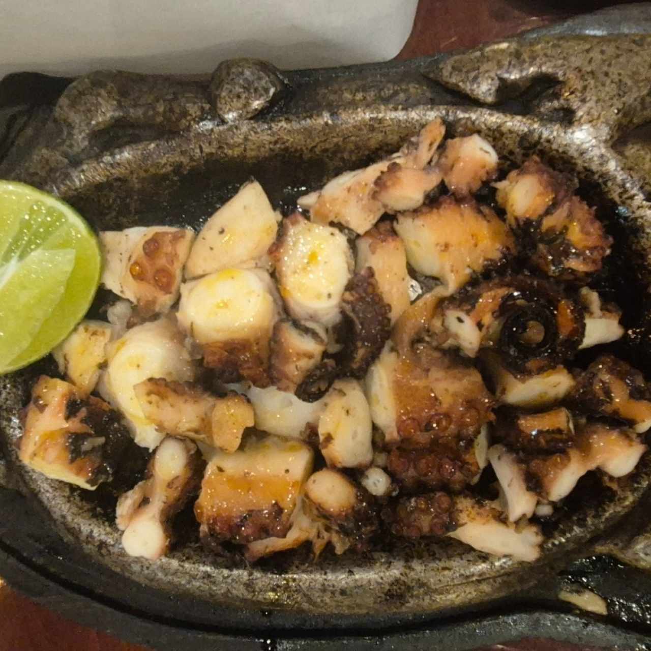 Mariscos - Pulpo al Carbón