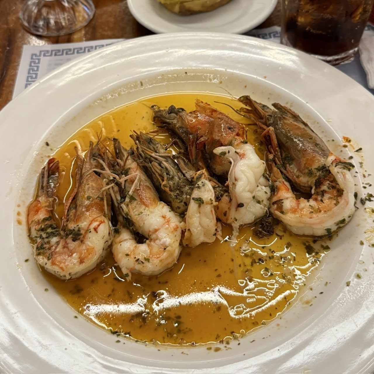 Mariscos - Langostinos al Ajillo