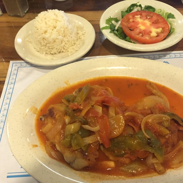 Pescado a la criolla