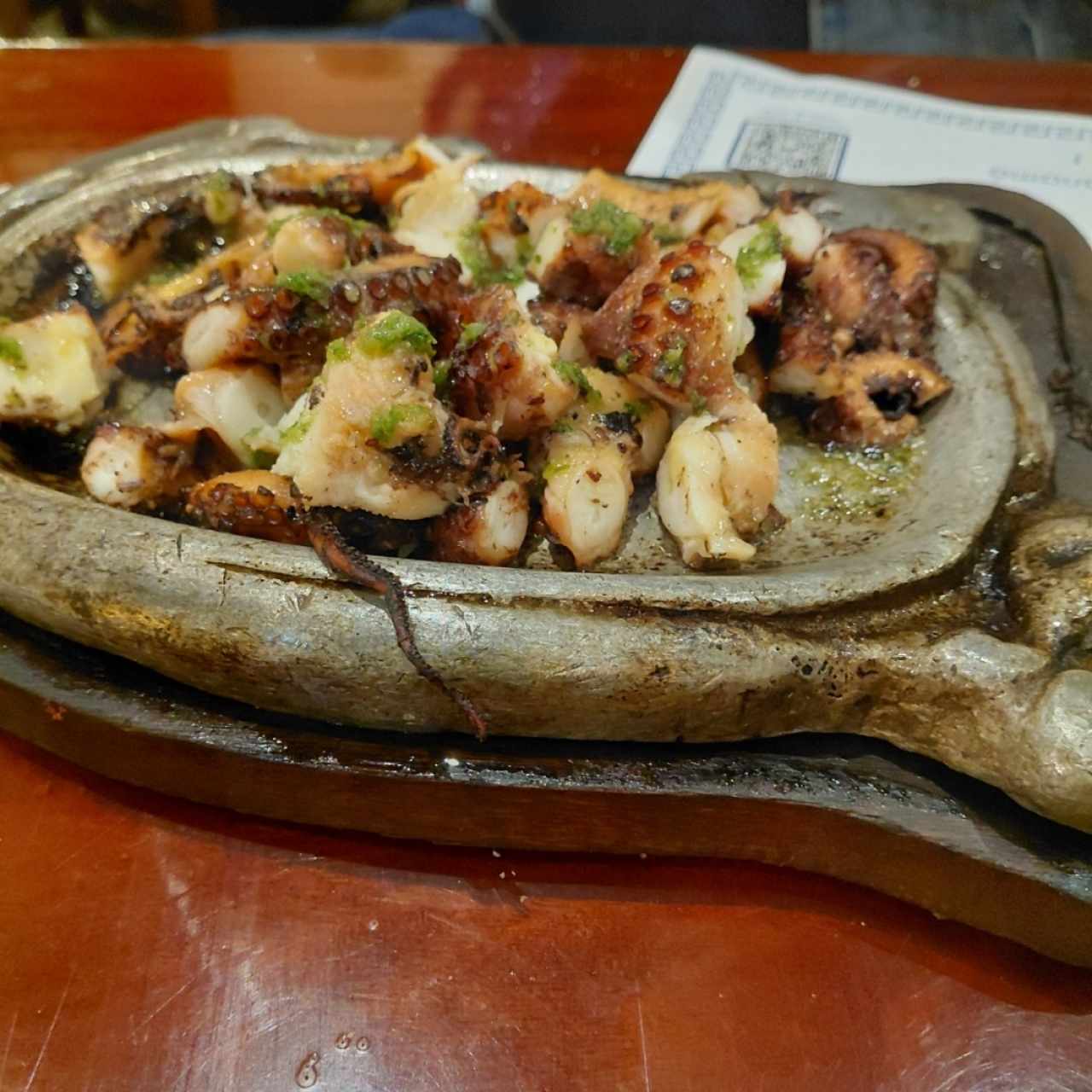 Mariscos - Pulpo al Carbón