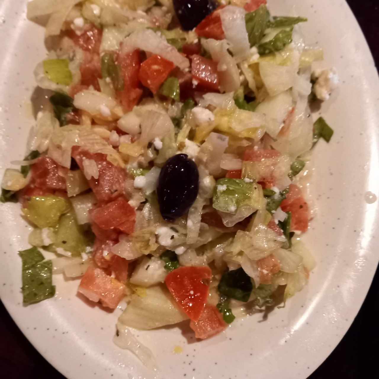 Ensalada Griega Picada/ Gruesa