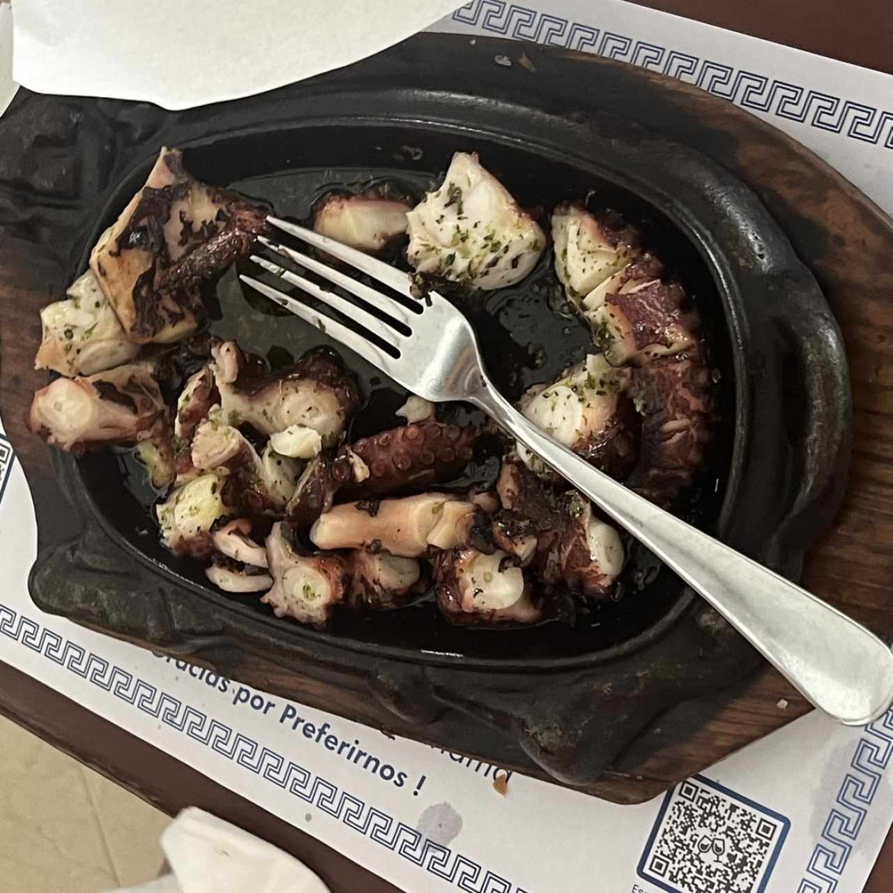 Pulpo a la Griega