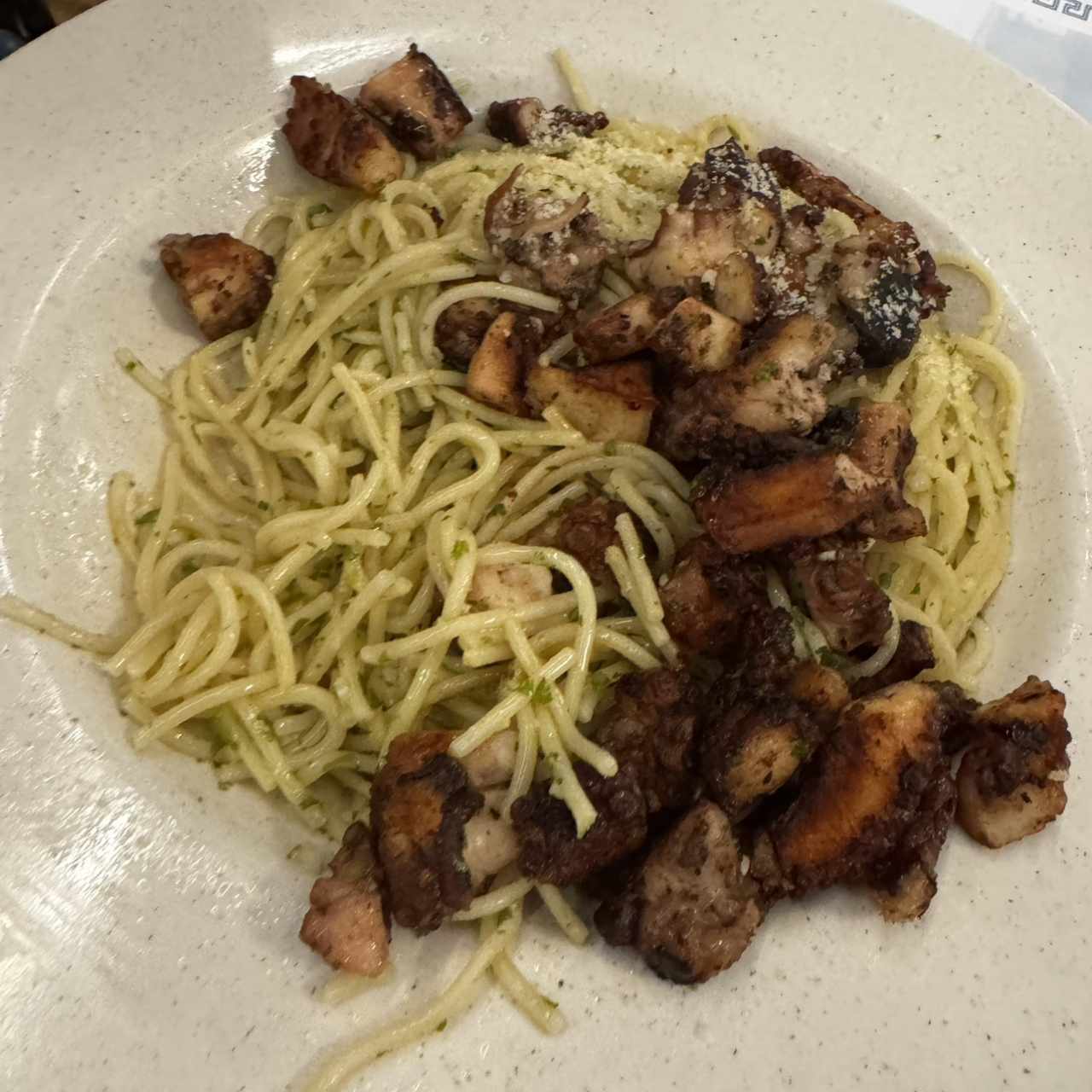 Pastas - Spaguetti con Pulpo