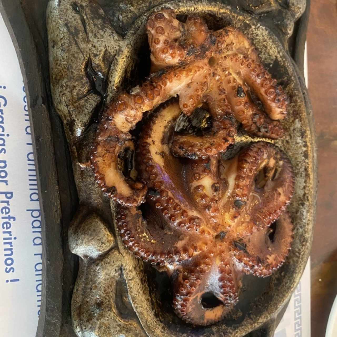 Mariscos - Pulpo al Carbón