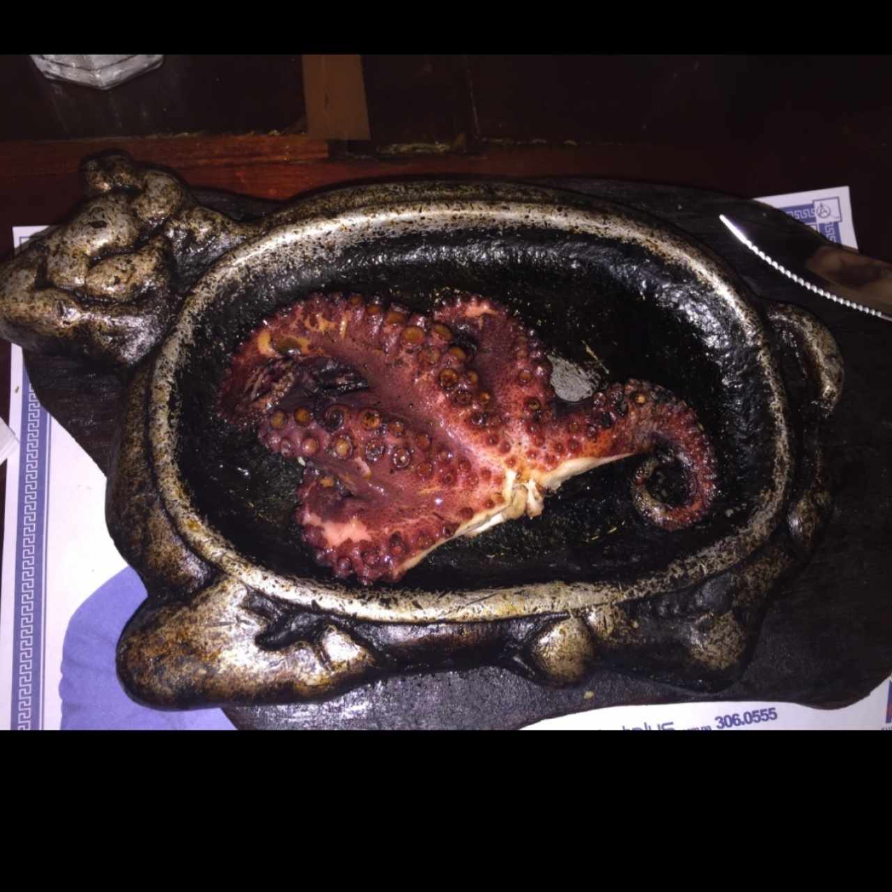 pulpo al carbon