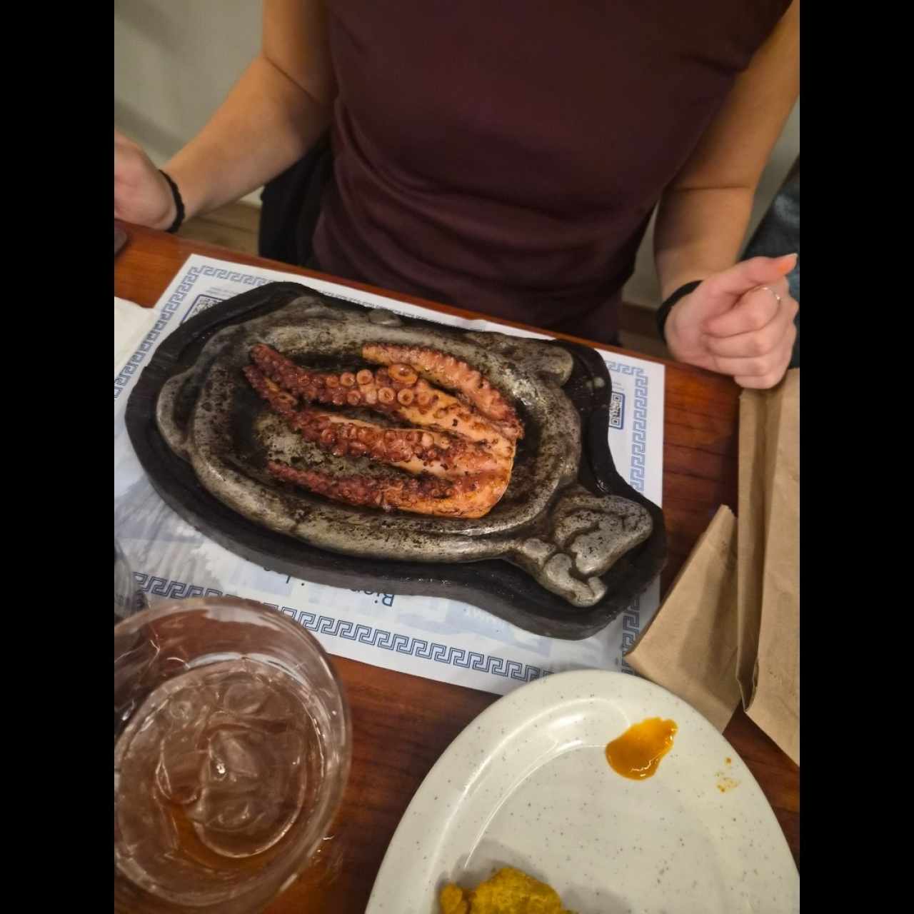 Mariscos - Pulpo al Carbón