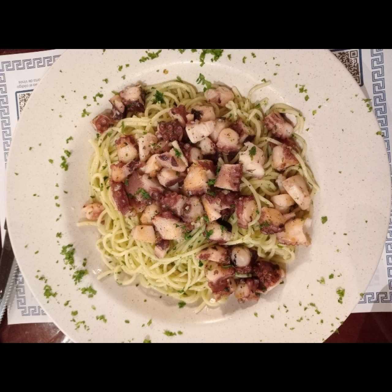 Pastas - Spaguetti con Pulpo