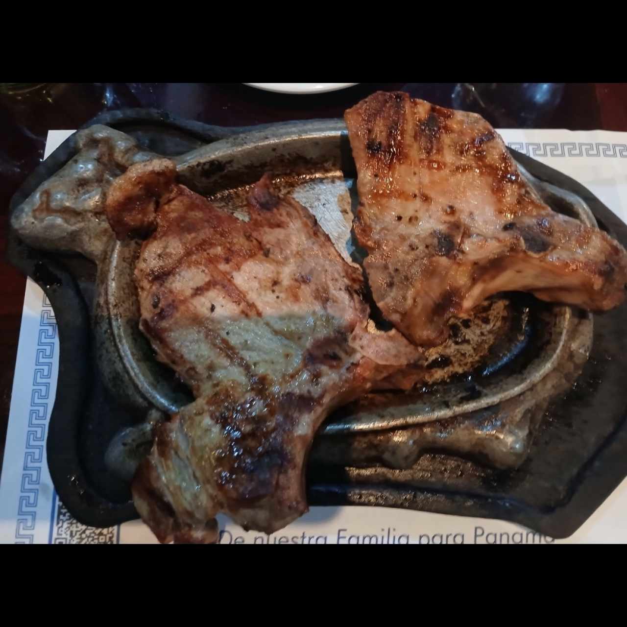 Chuleta de Cerdo a la Parrilla