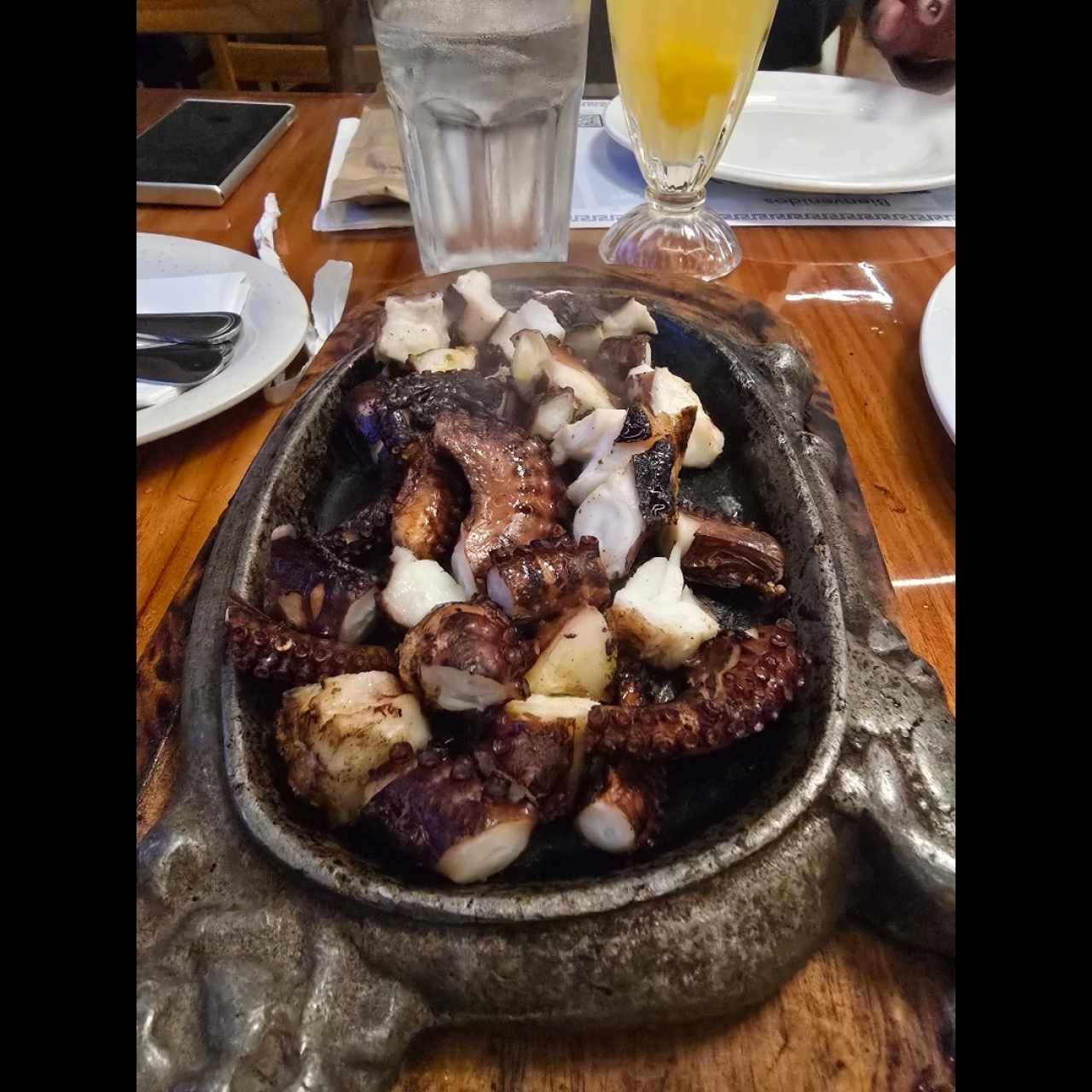 Mariscos - Pulpo al Carbón