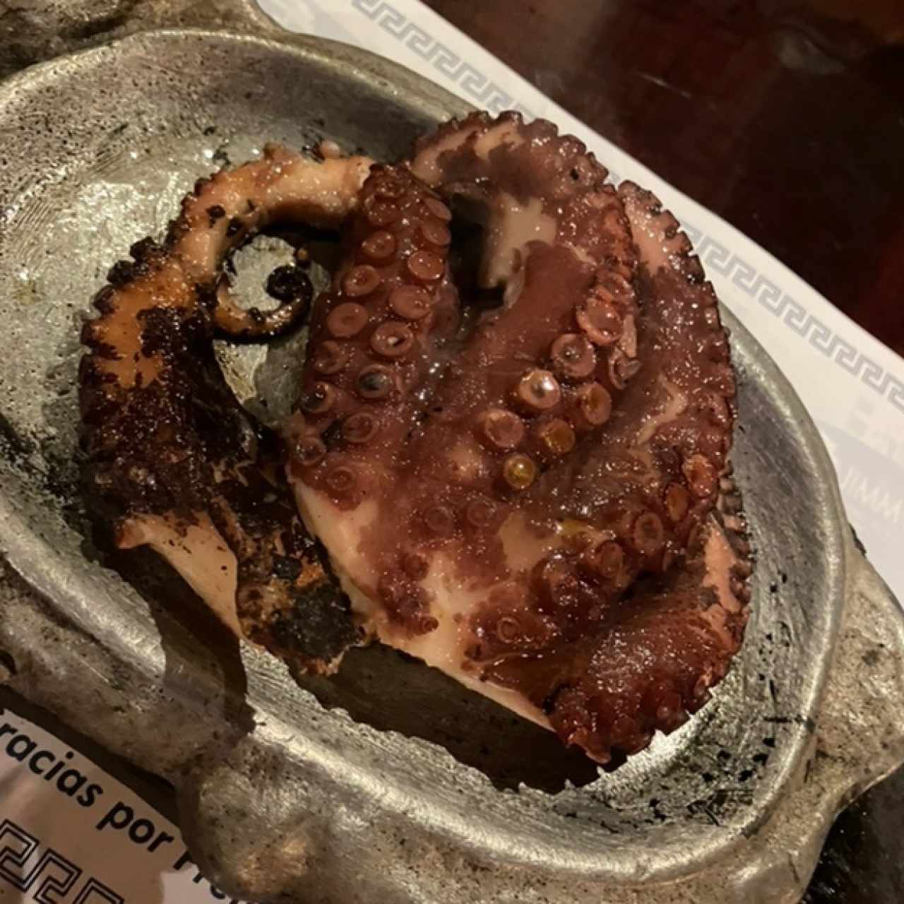 Pulpo al Carbón, al Ajillo, al Vino