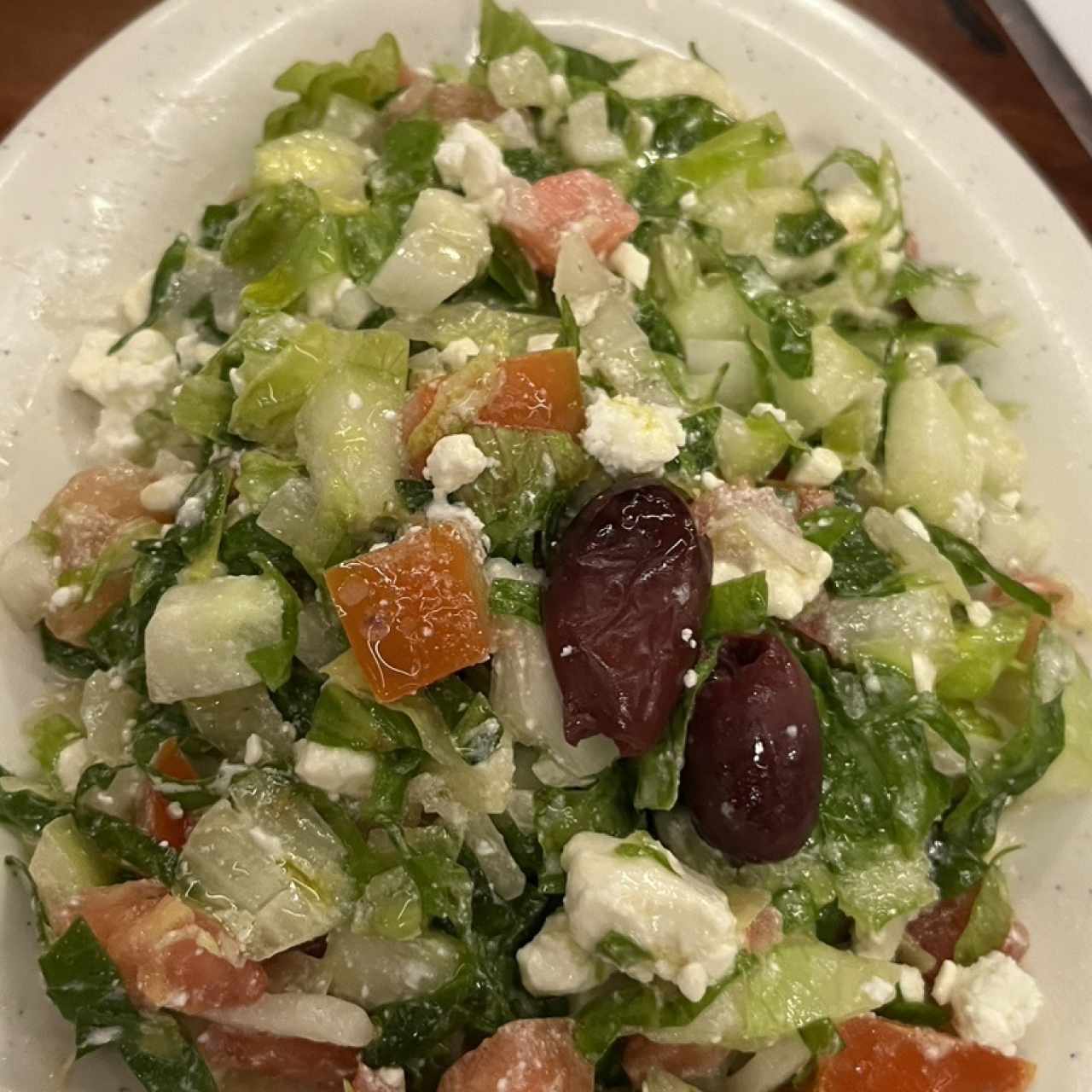 Ensalada Griega Picada