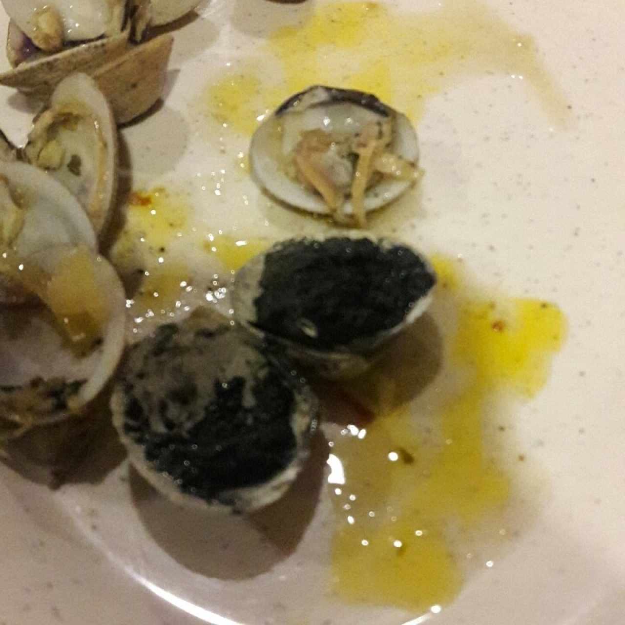 almejas con arena