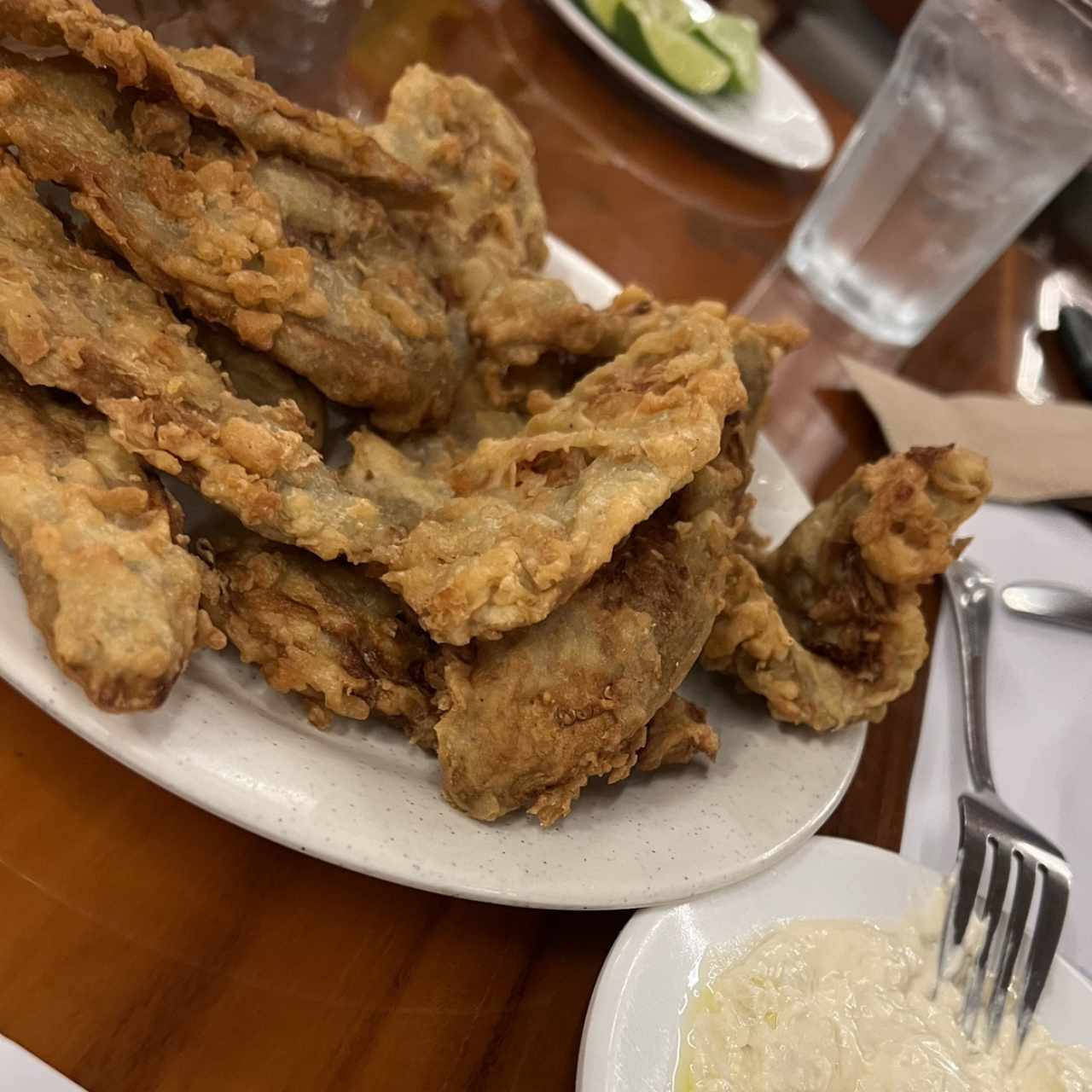 Berenjenas fritas/ a la Vinagreta