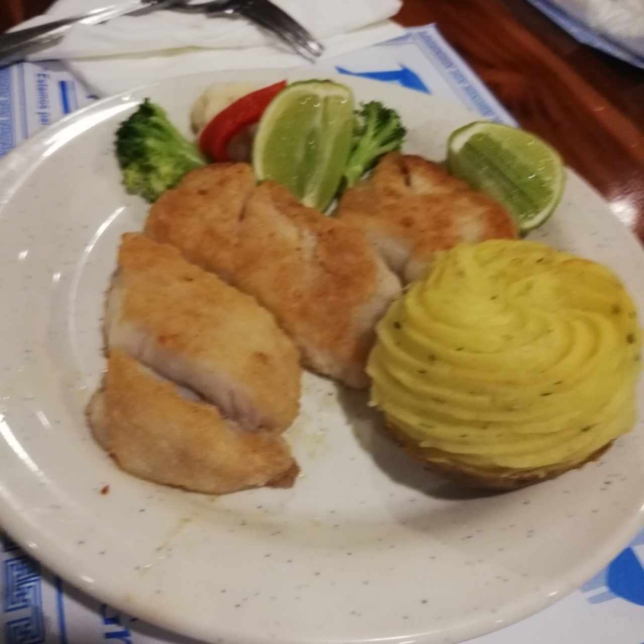 Corvina a la plancha