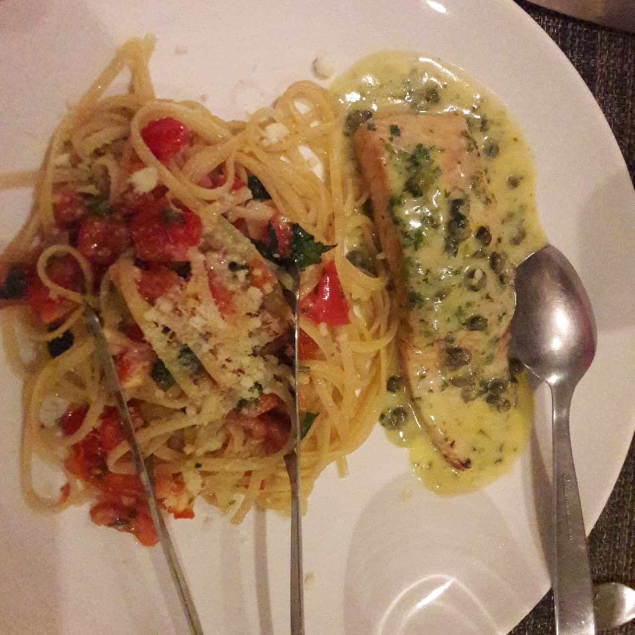 Salmone in salsa Bianca