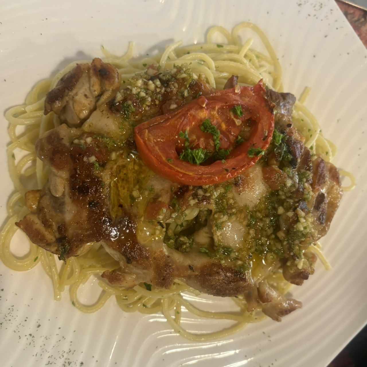Filete de pollo menú ejecutivo 