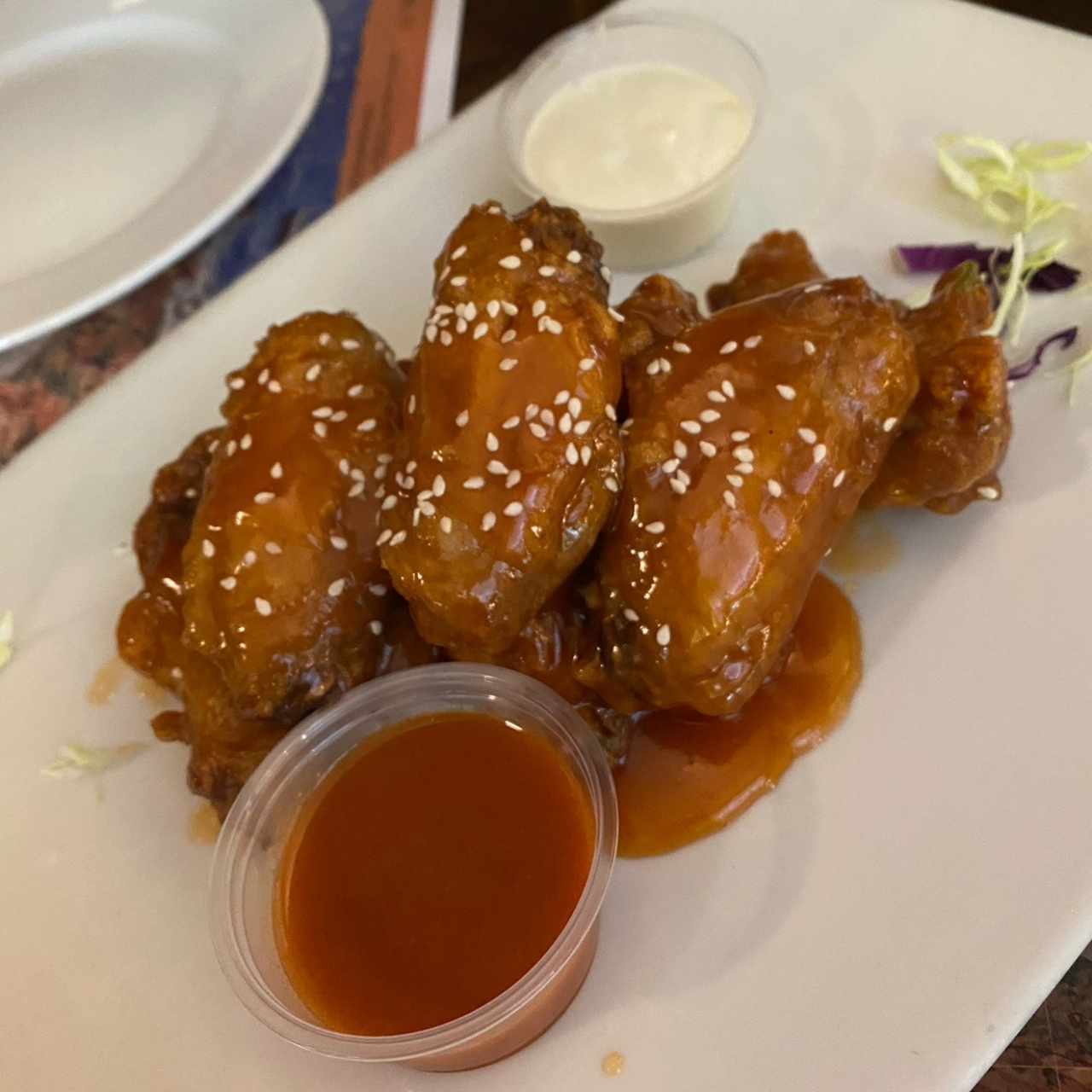 Sticky Sweet Rum Wings