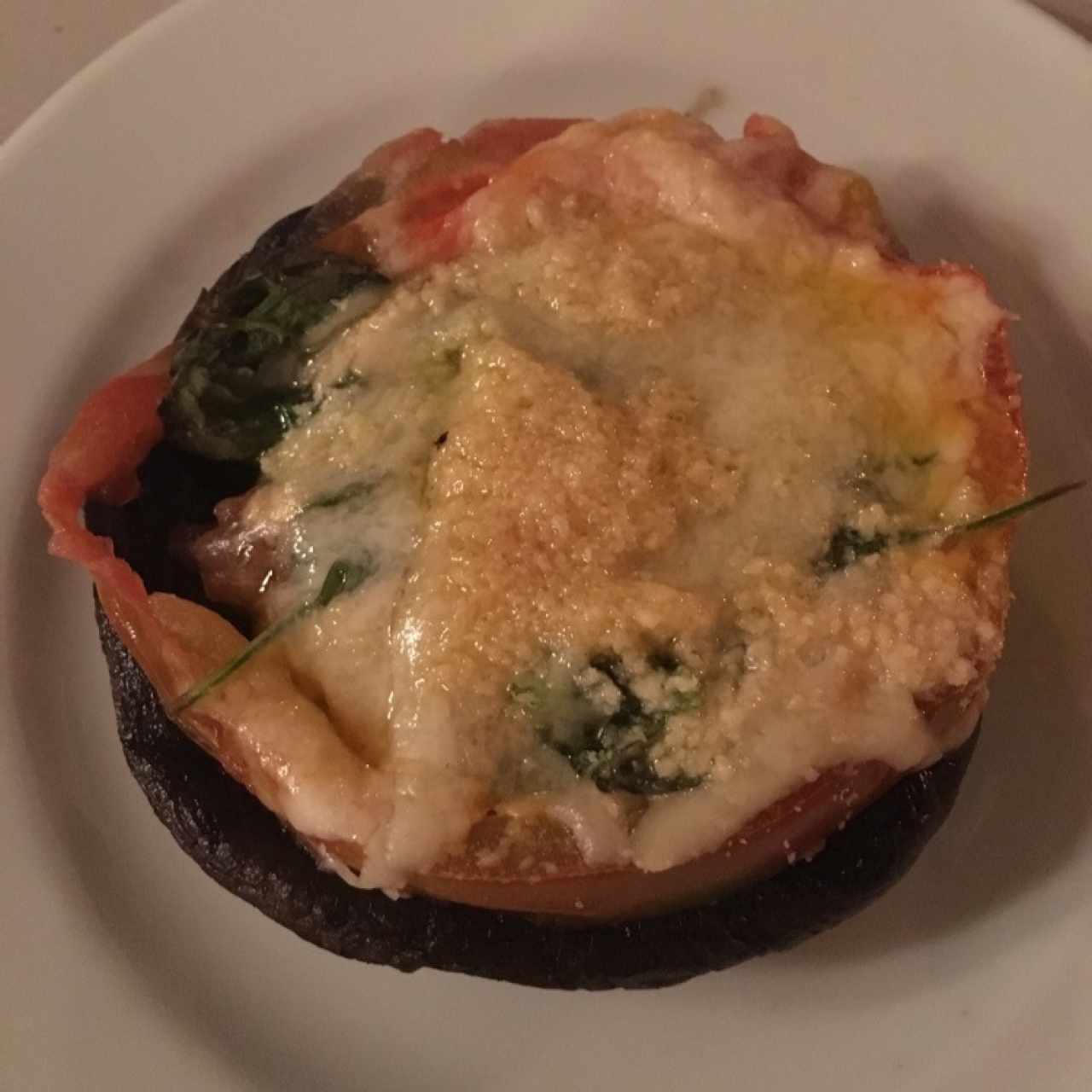 Hongo portobello a la caprese
