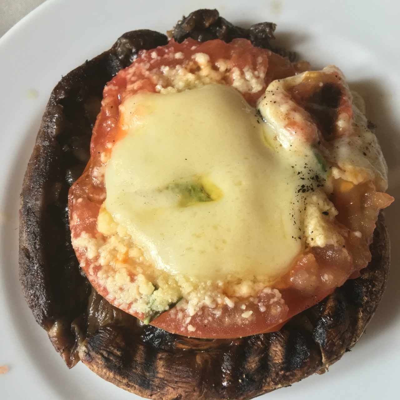 Hongo (es 1) Portobello a la Caprese