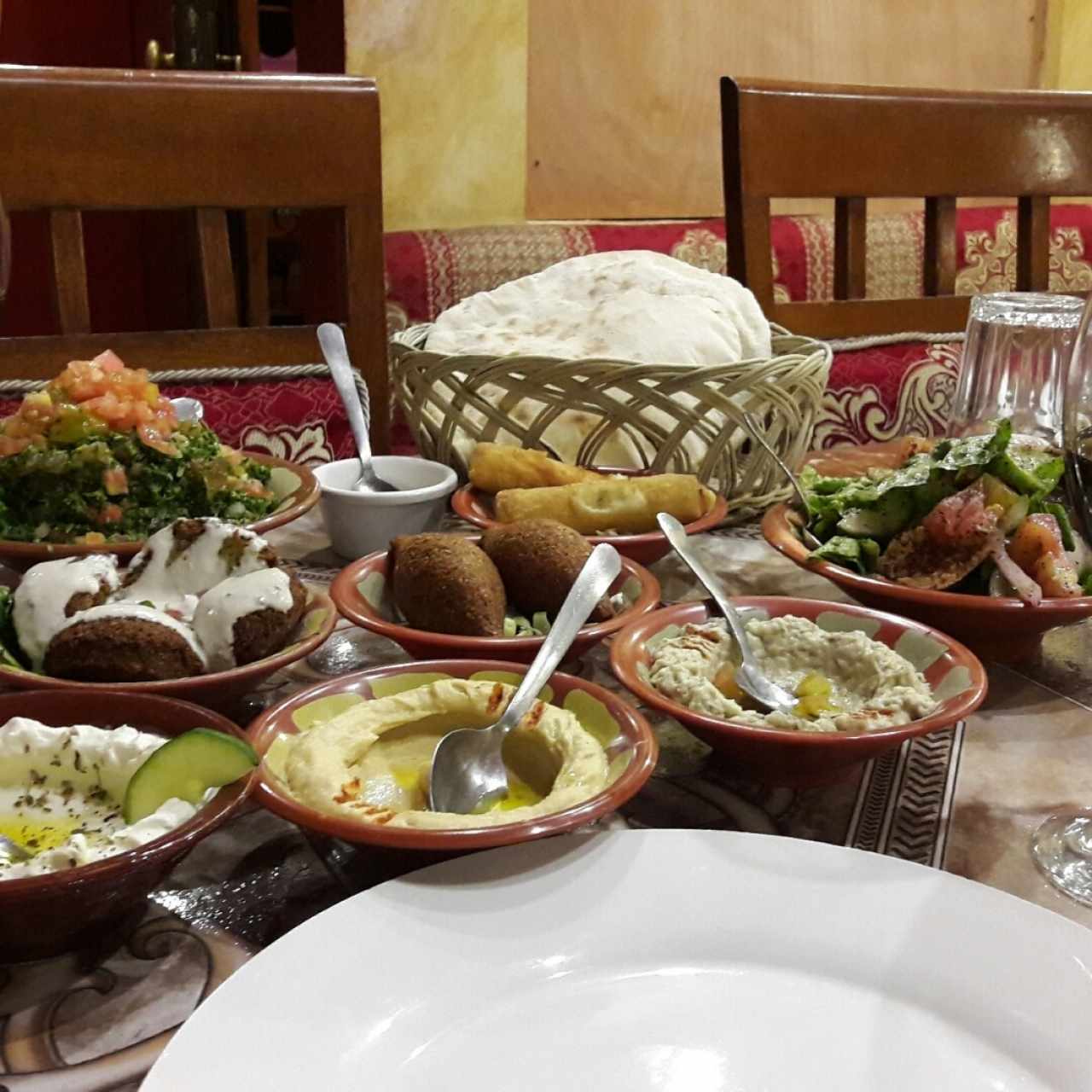 Mesa libanesa para 2 