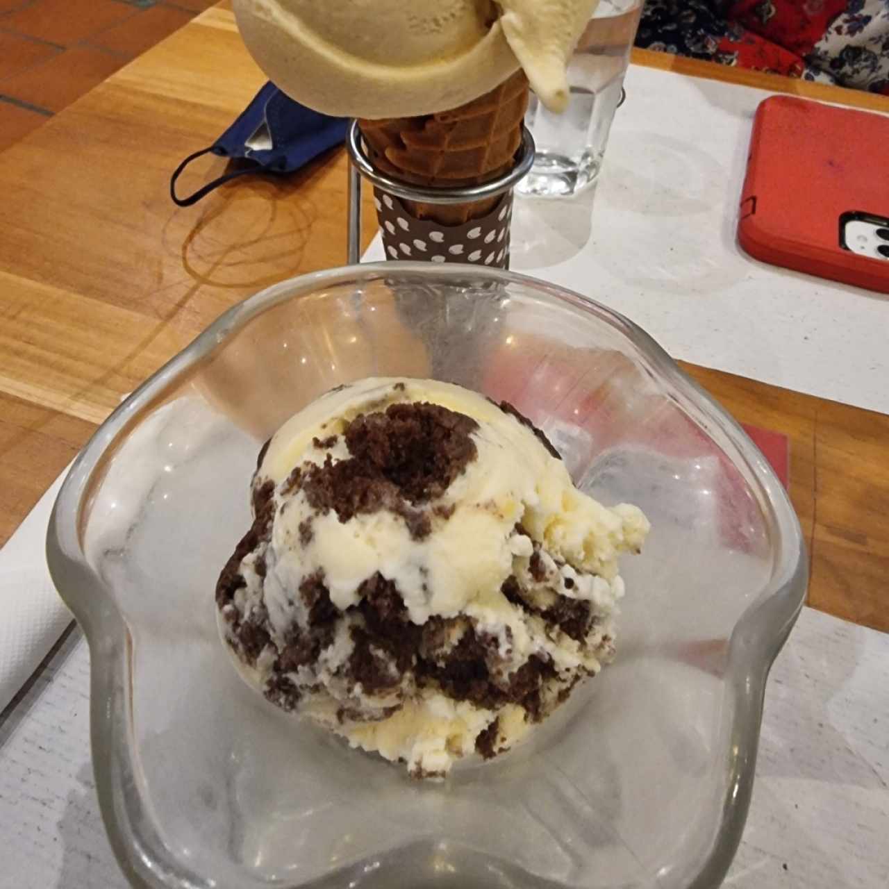Helado de Brownie