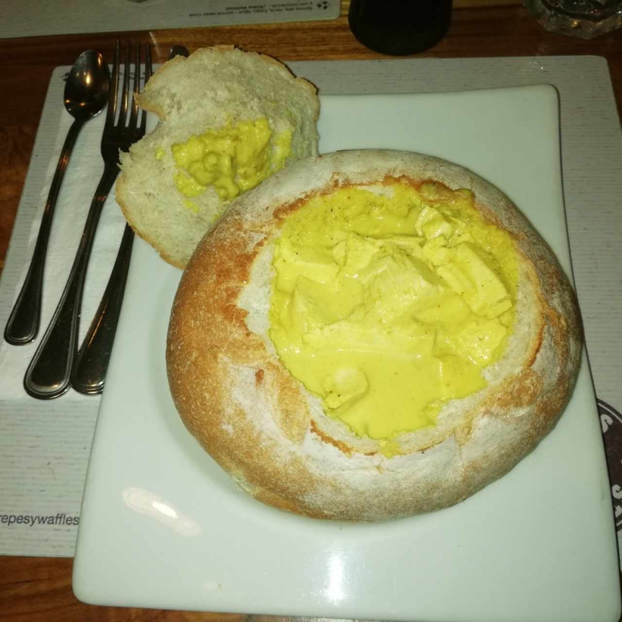 Pan al curry