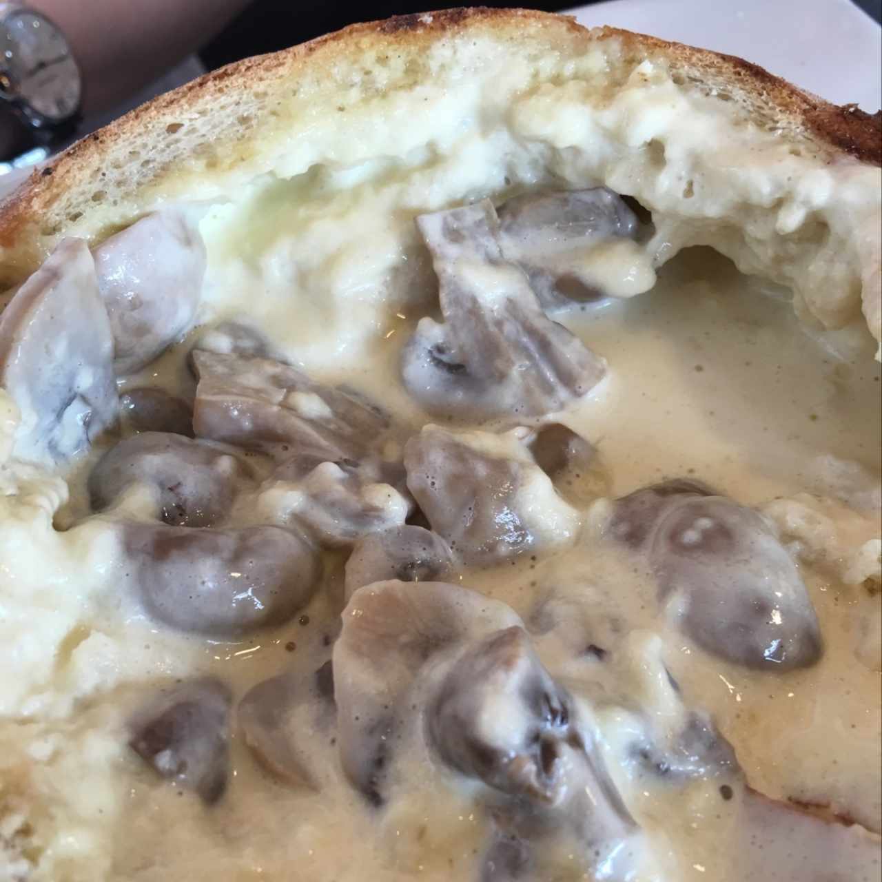 Crepes Vegetarianos - Champiñon Fondue