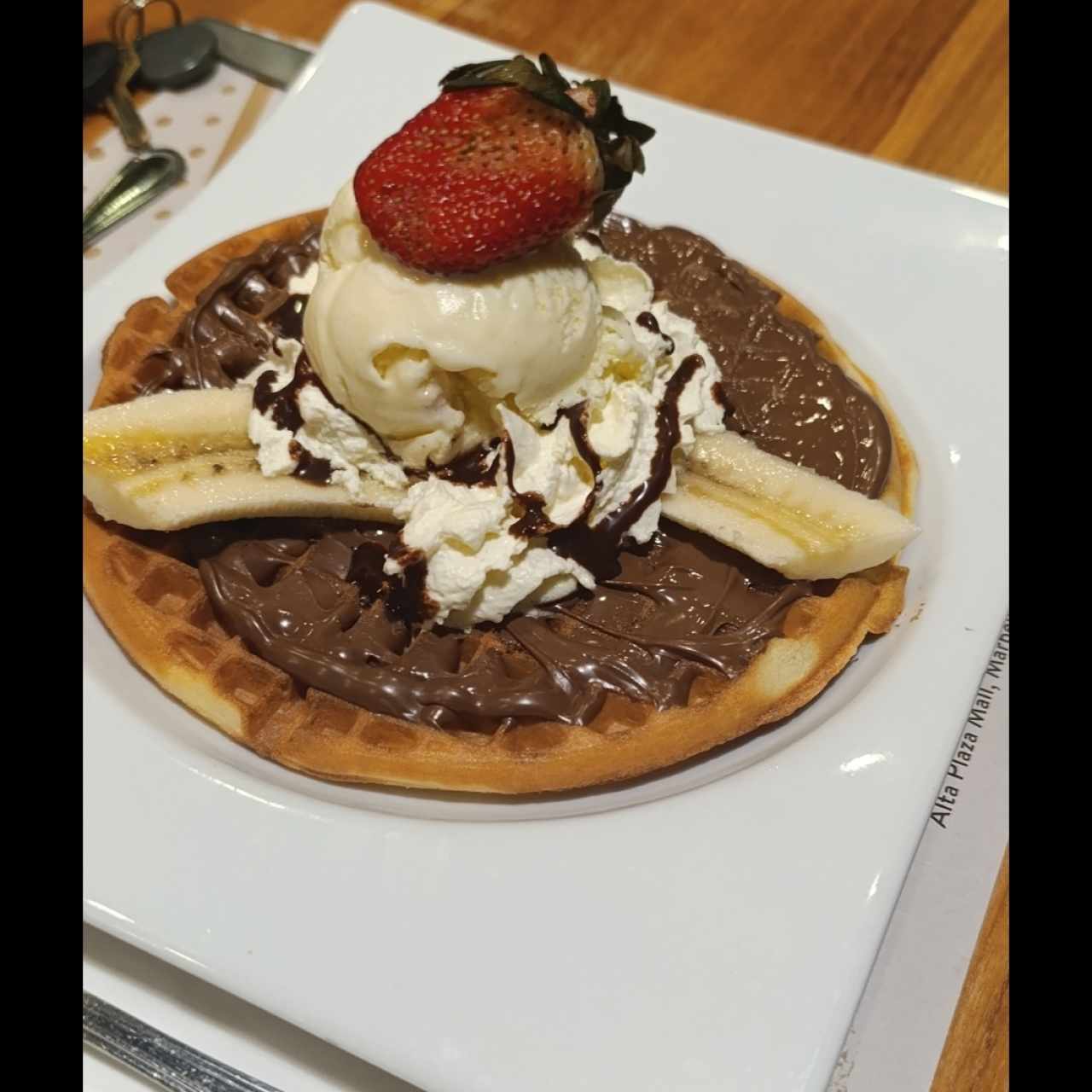 Nutella waffle