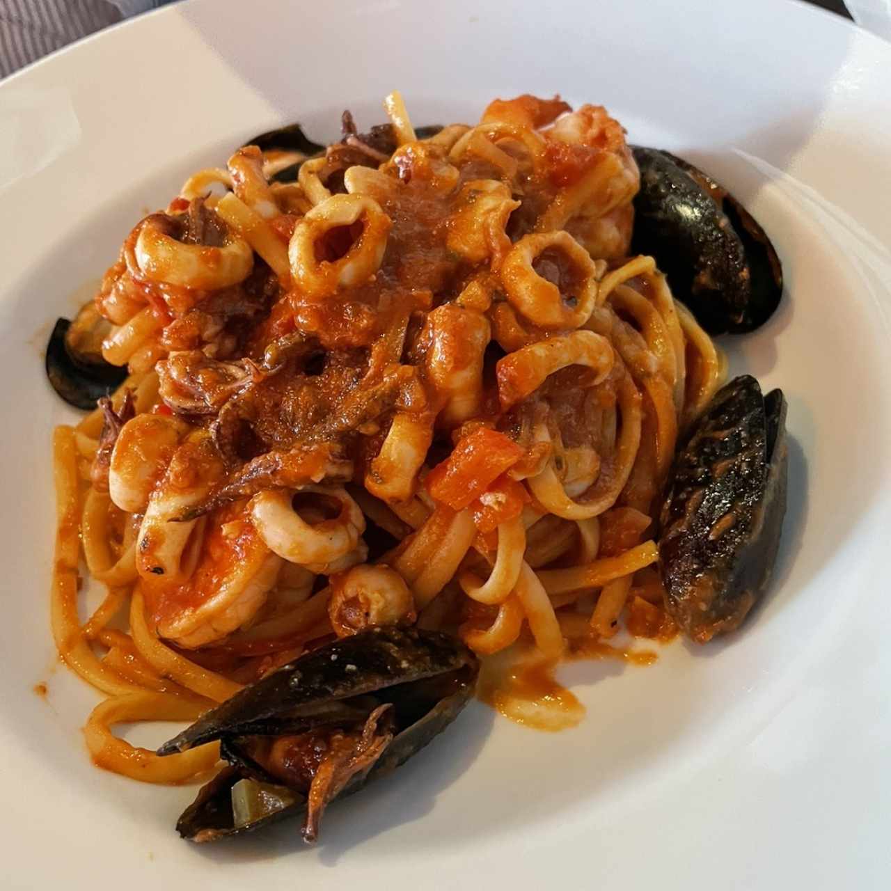 Linguine frutos del mar