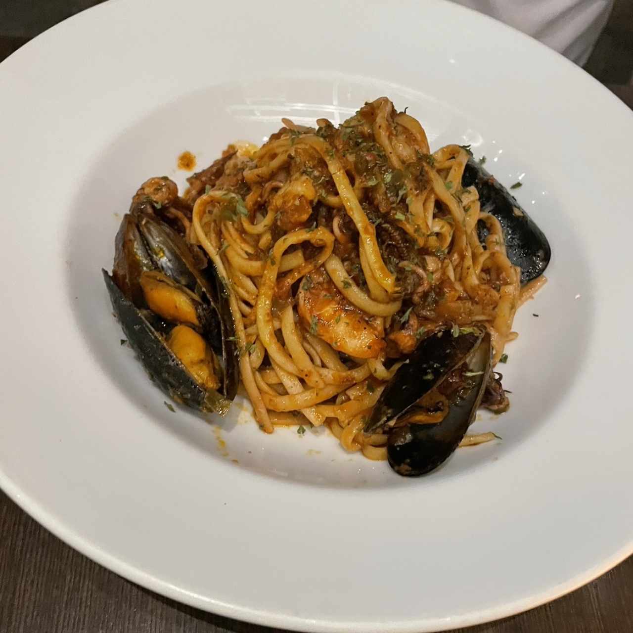 Linguine frutos del mar