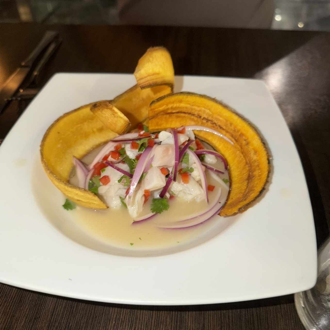 Ceviche Frito de Corvina