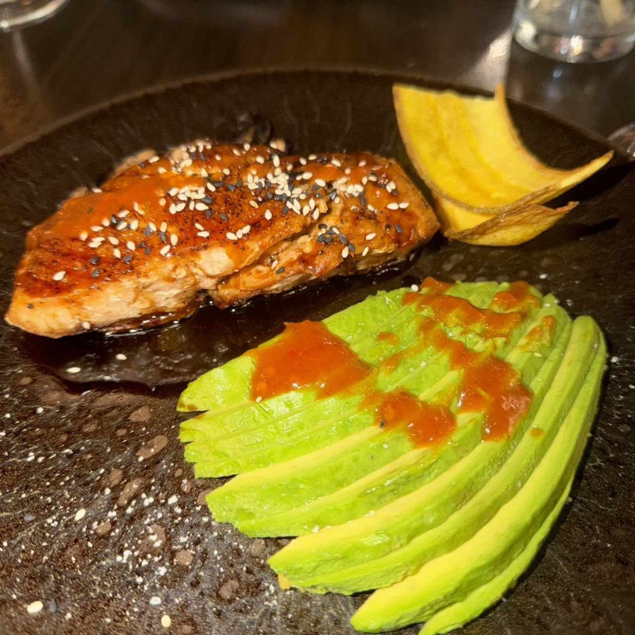 Filete de salmón Glaseado