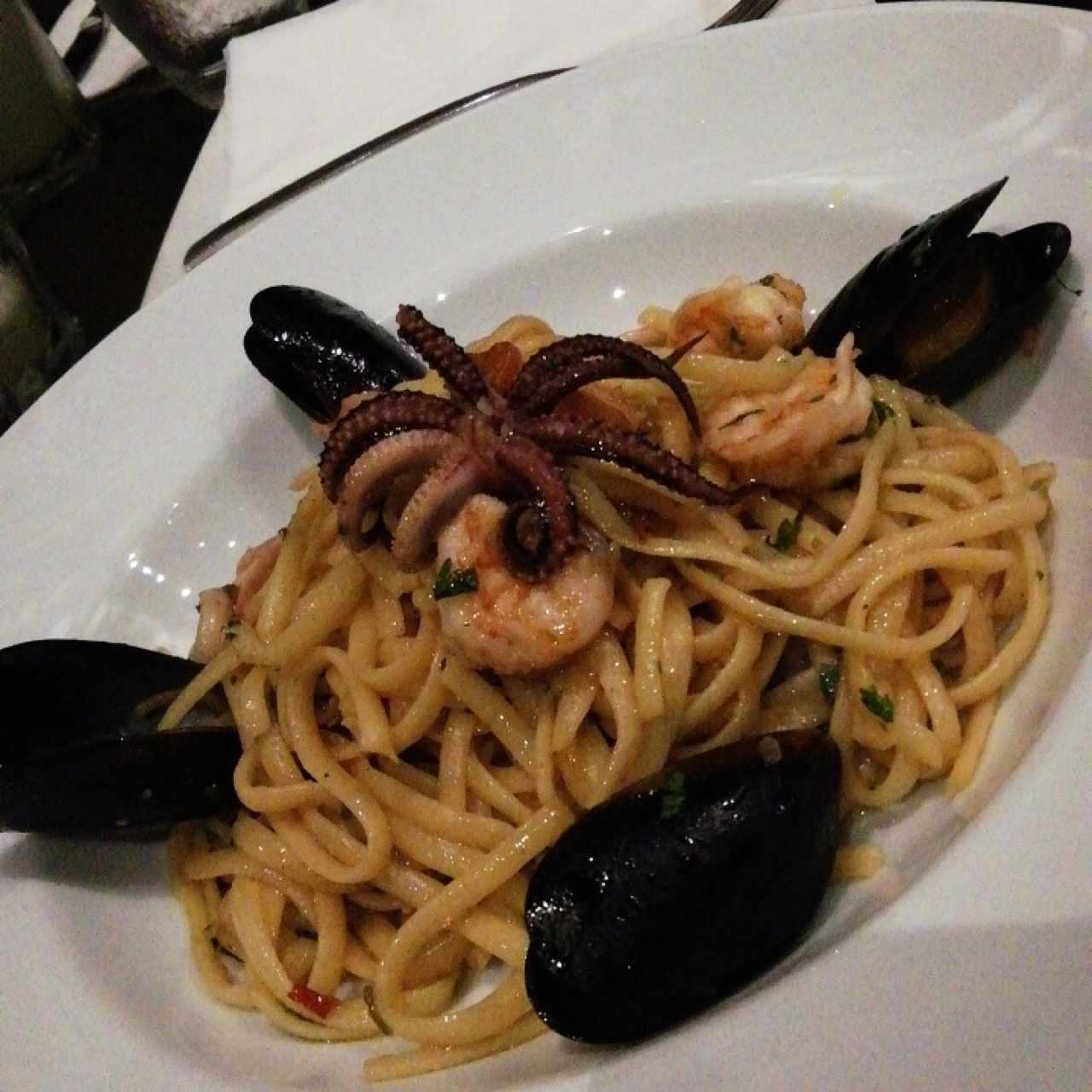 Linguine frutos del mar