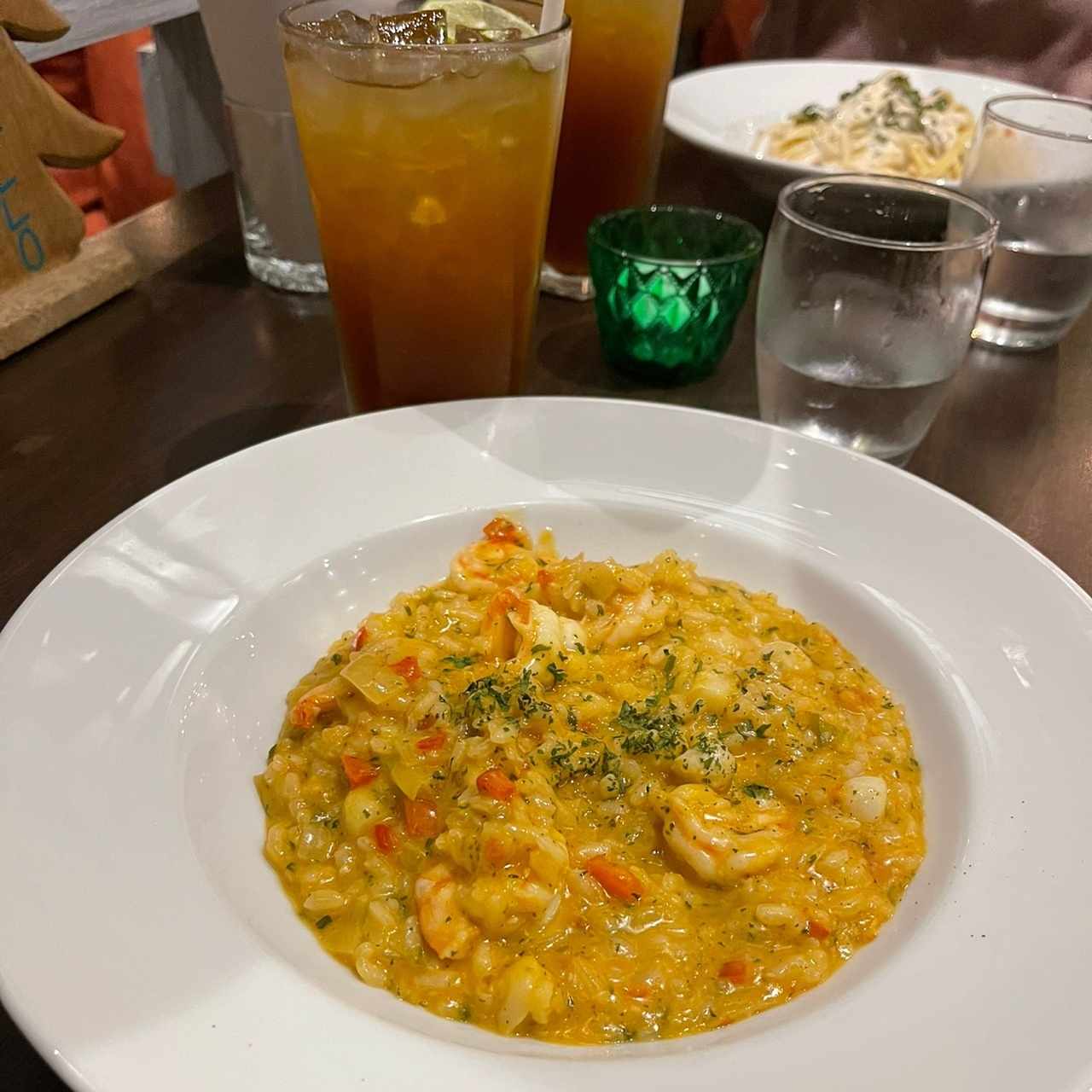 Arroces - Risotto de camarones