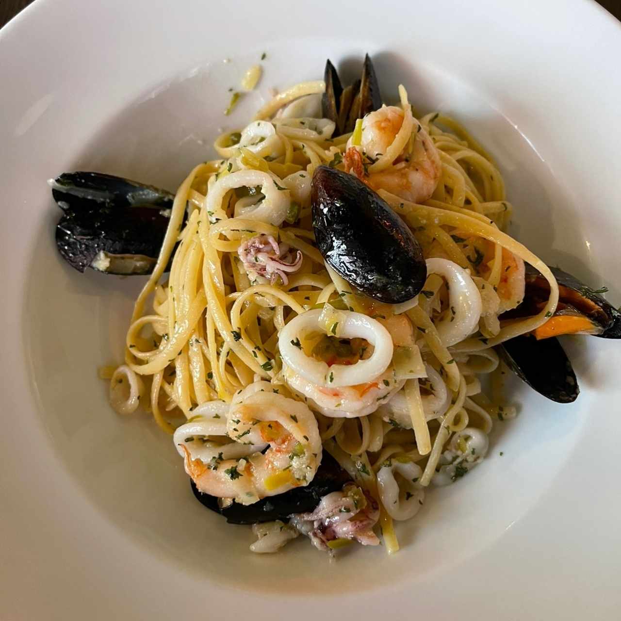 Linguine frutos del mar