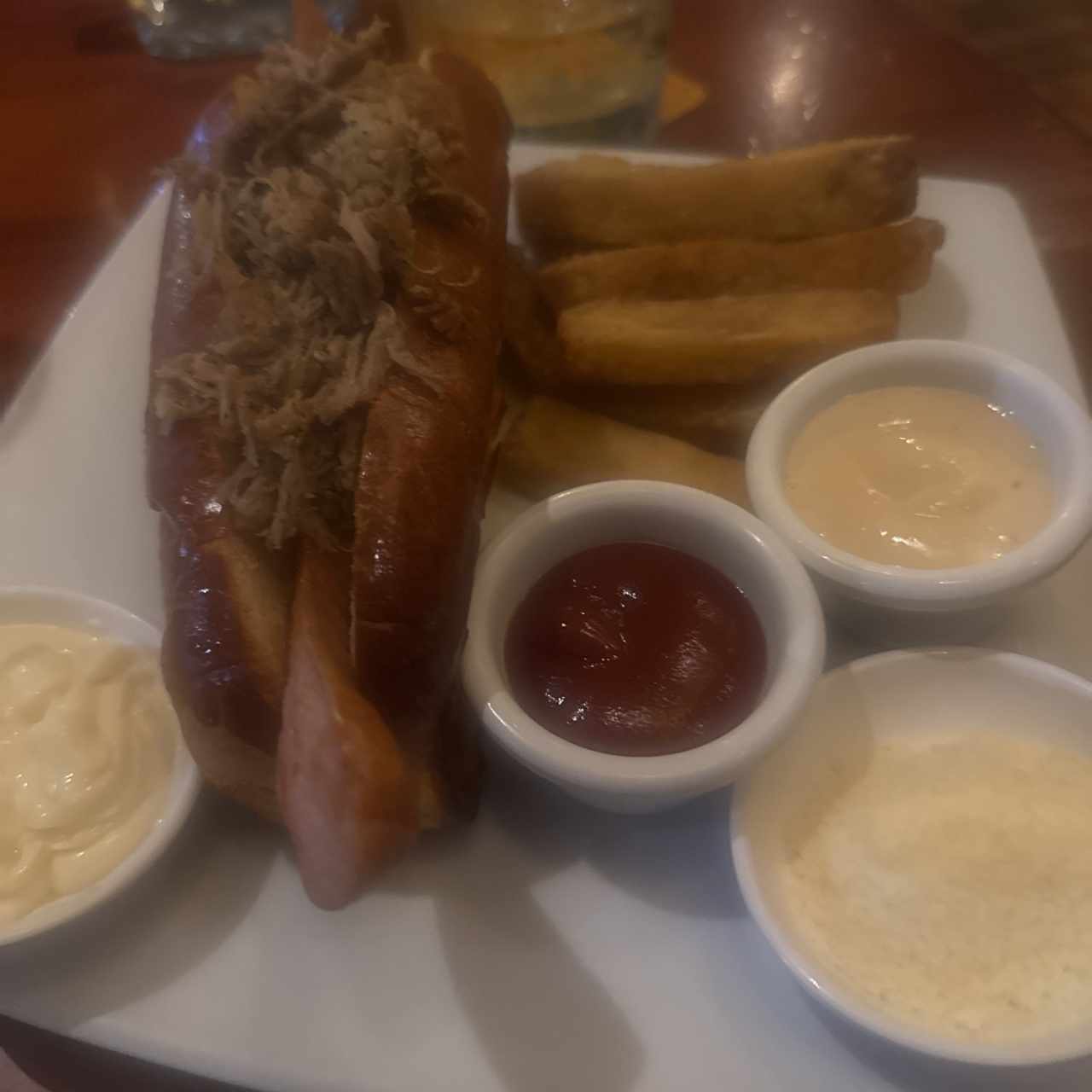 Beer Garden Hot Dog