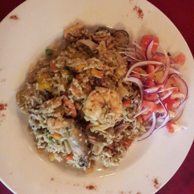 Arroz con Mariscos a la Chiclayana