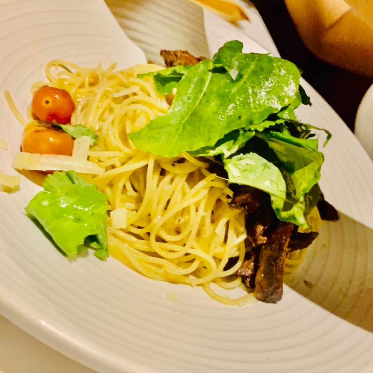 Cacio e Pepe con Entraña
