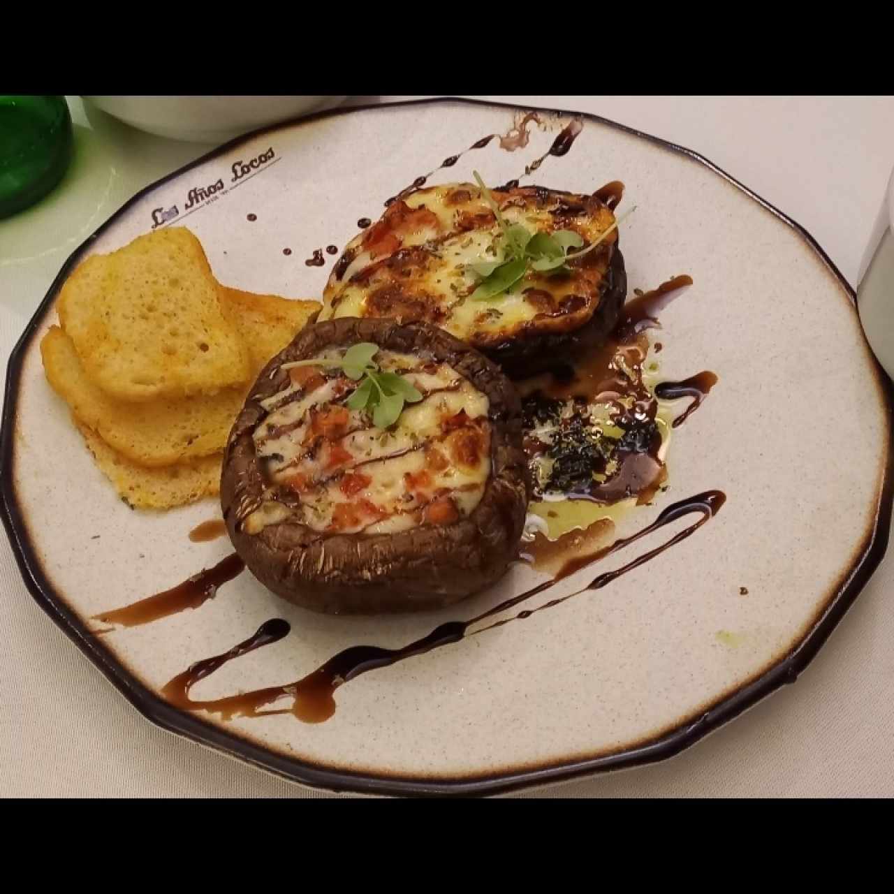 Hongo Portobelo gratinado.