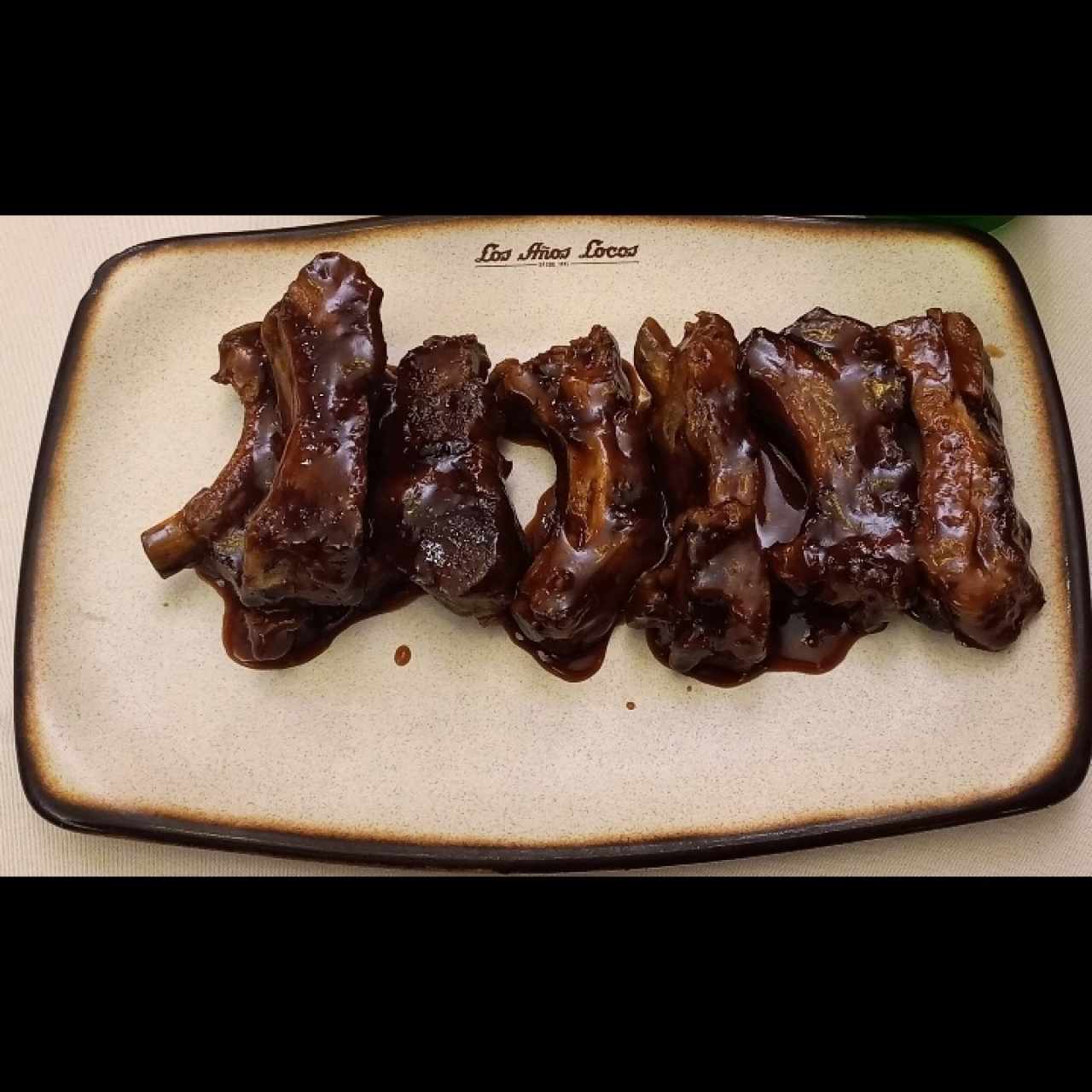 Baby back ribs Años Locos.