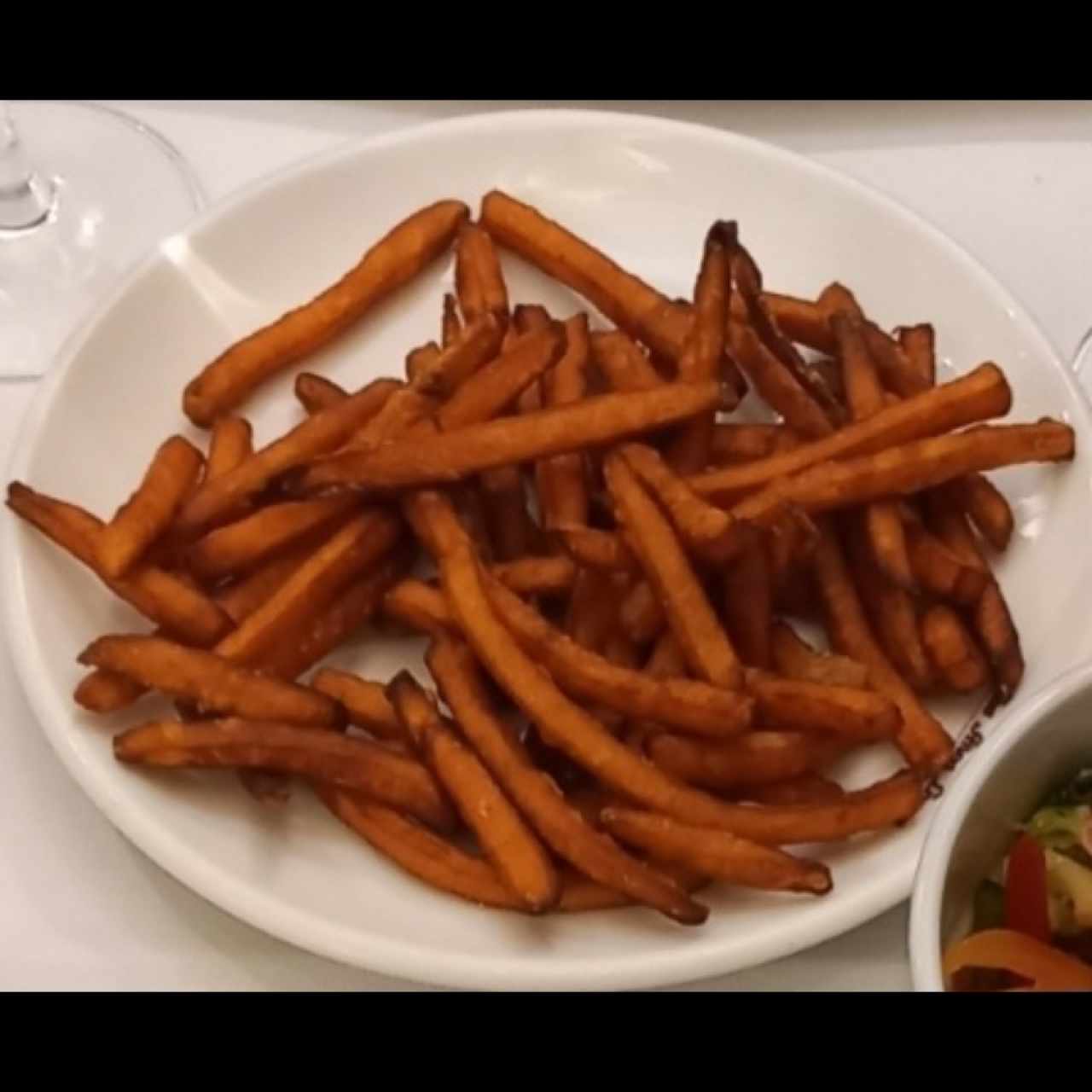 Camote frito.