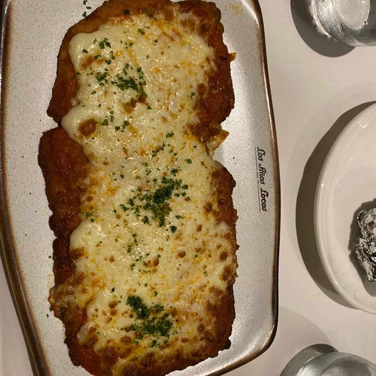 Suprema de pollo Napolitana