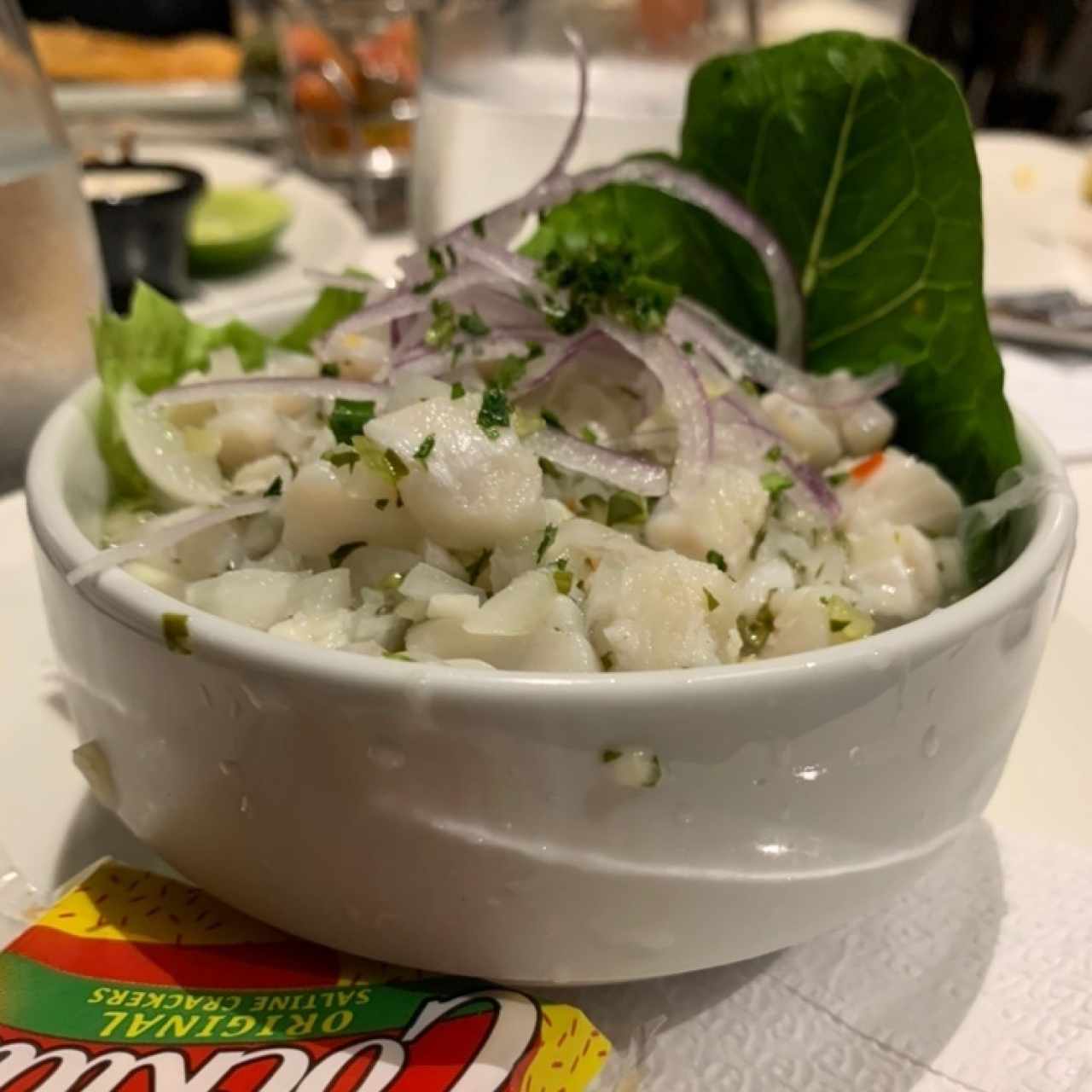 ENTRADAS FRÍAS - Ceviche de Corvina