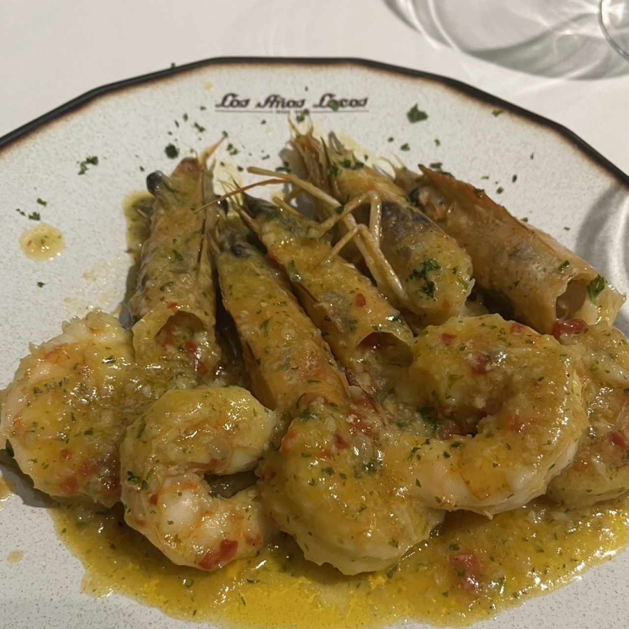 MARISCOS - Langostinos al Ajillo