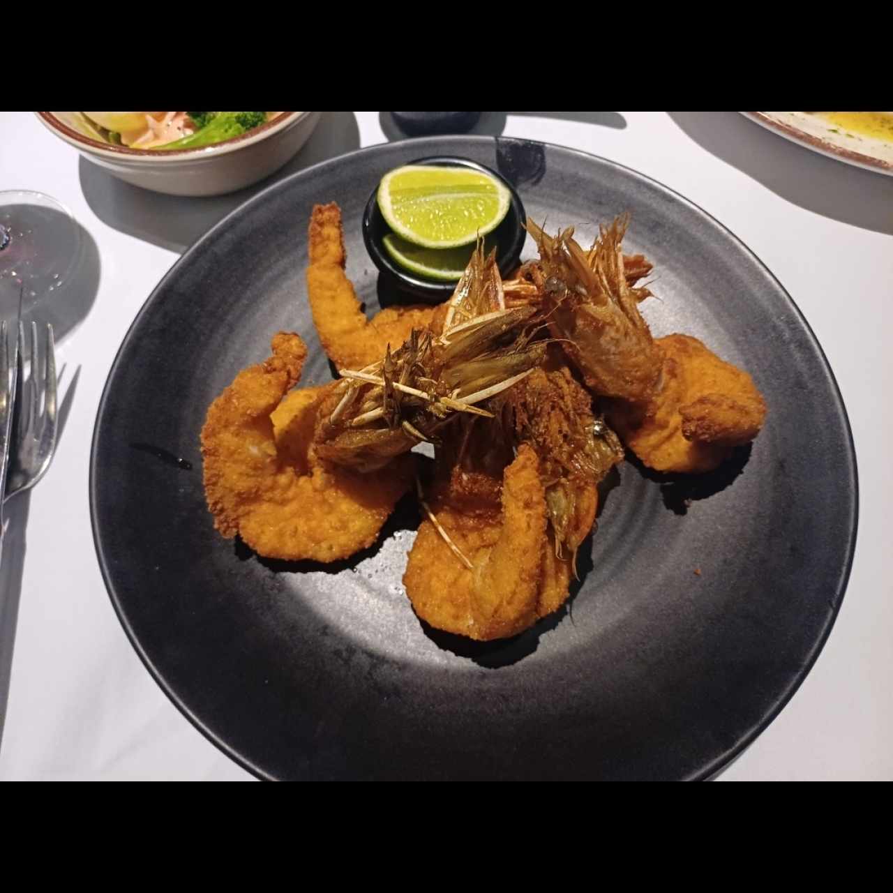 MARISCOS - Langostinos Apanados