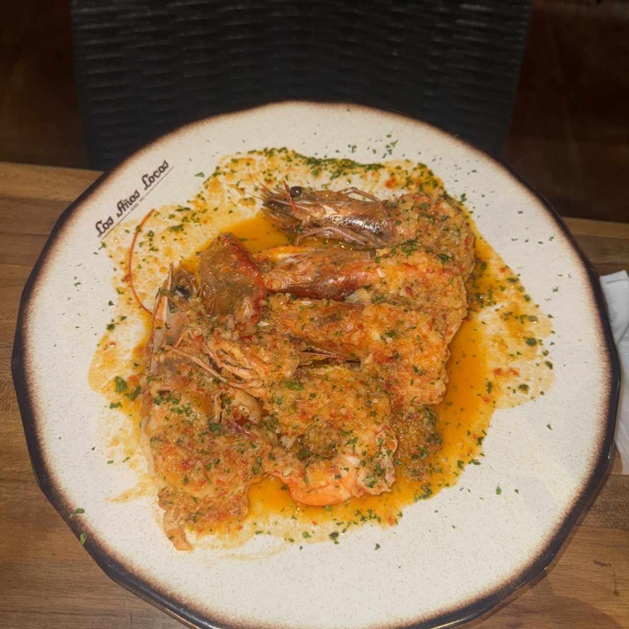 MARISCOS - Langostinos al Ajillo