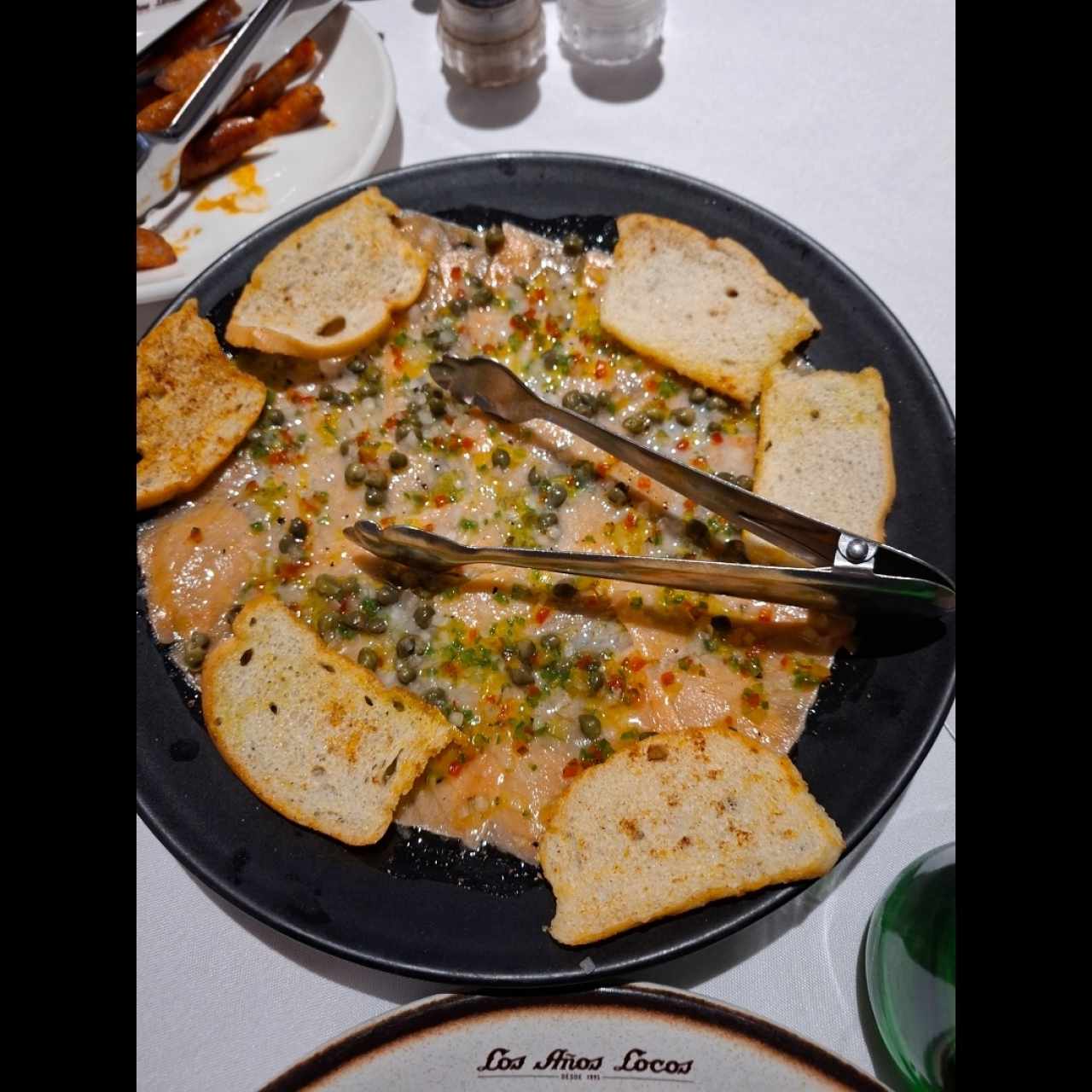 Carpaccio de Salmón Fresco