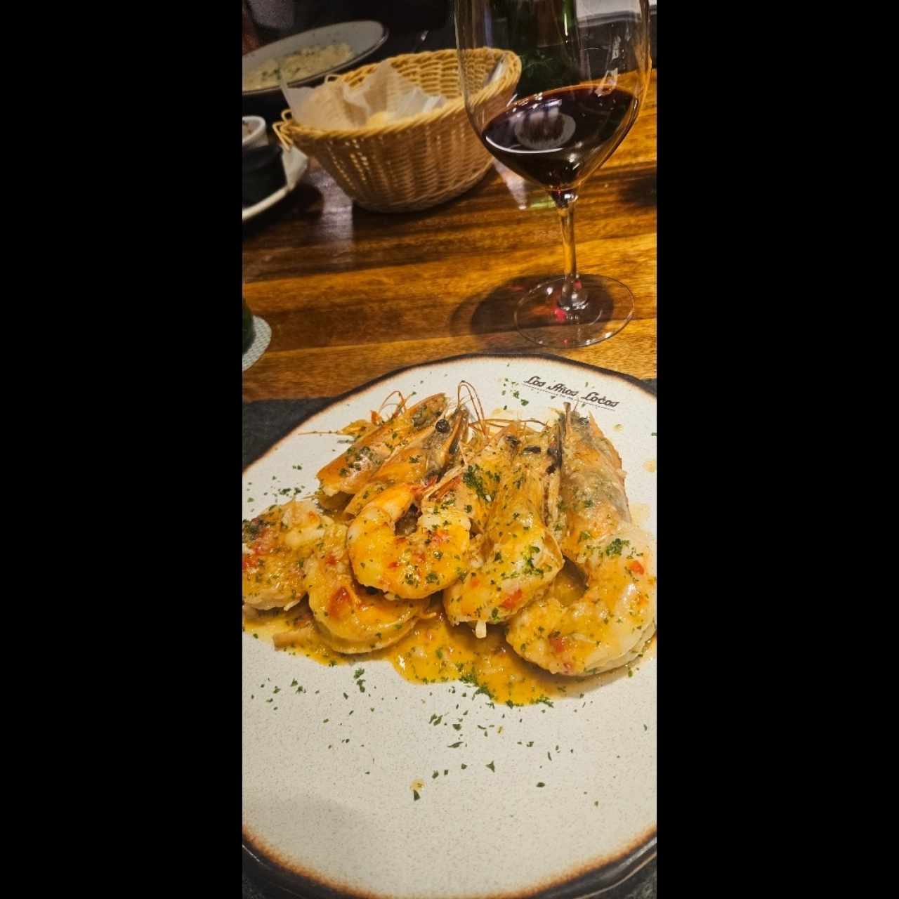 MARISCOS - Langostinos al Ajillo